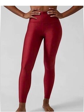 NWT Athleta Elation Sheen Tight in Red-size XSmall